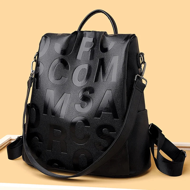 Women's Genuine Leather Backpack Bag