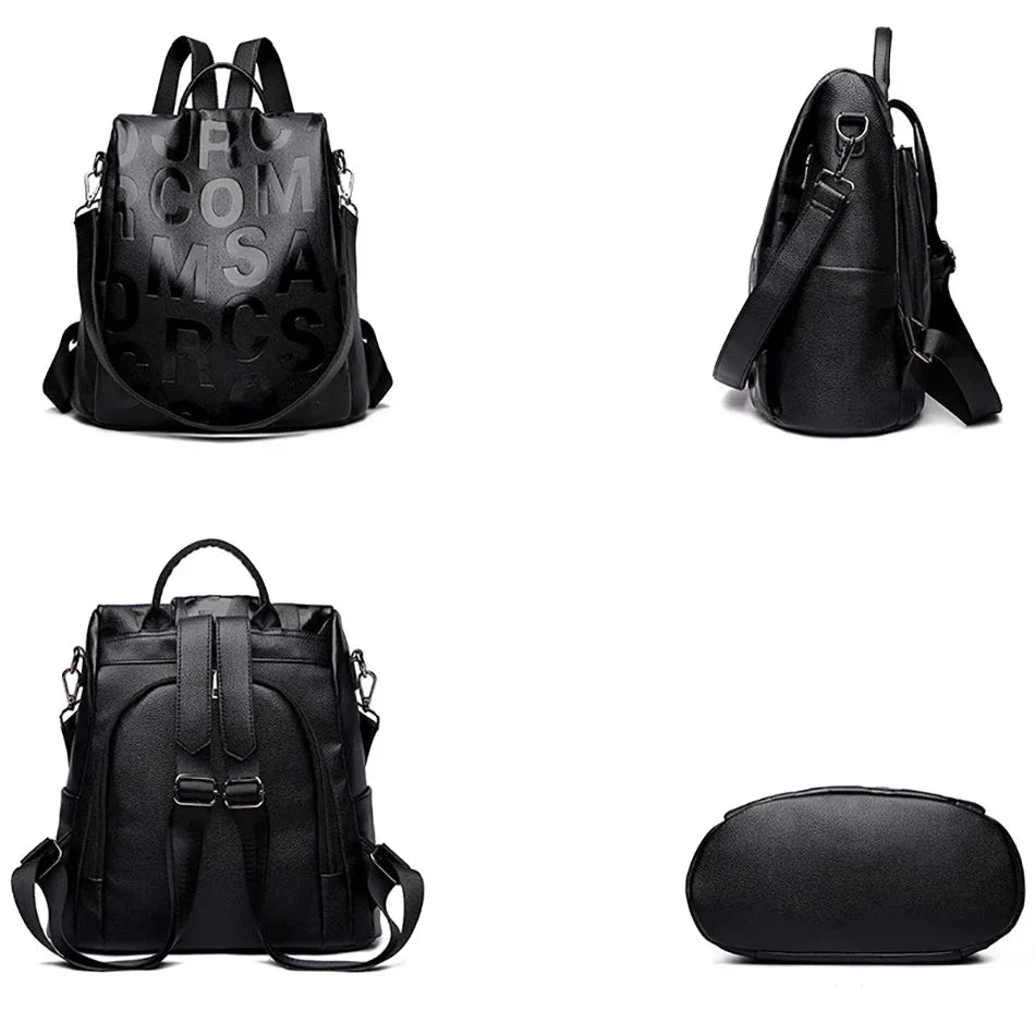 Women's Genuine Leather Backpack Bag