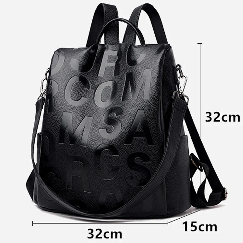 Women's Genuine Leather Backpack Bag