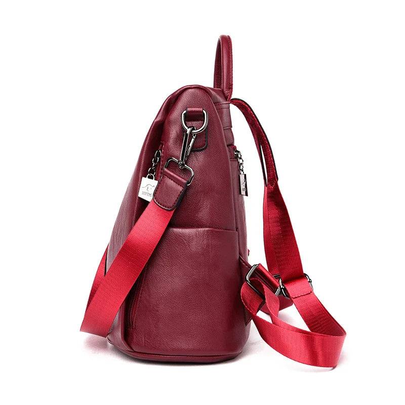 Women's Genuine Leather Backpack Bag