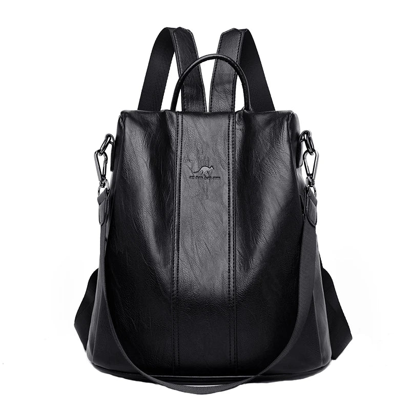 Women's Genuine Leather Backpack Bag