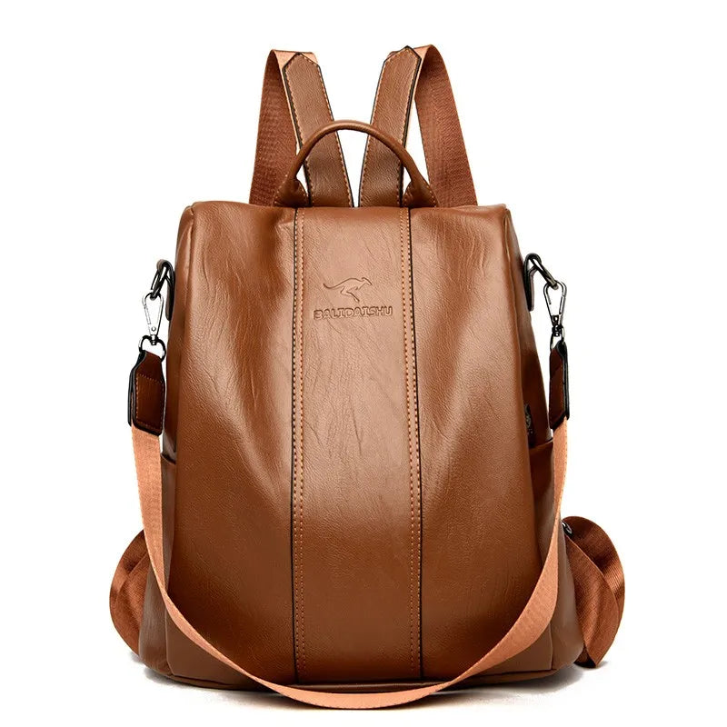 Women's Genuine Leather Backpack Bag