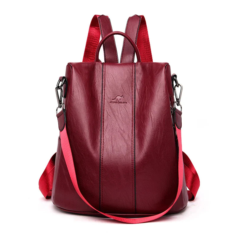 Women's Genuine Leather Backpack Bag