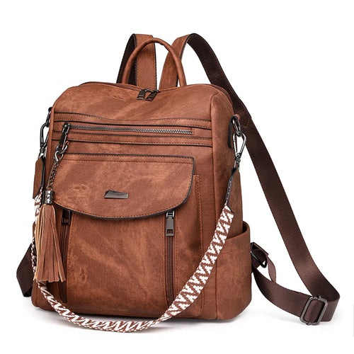 Women's Leather Backpack Bag