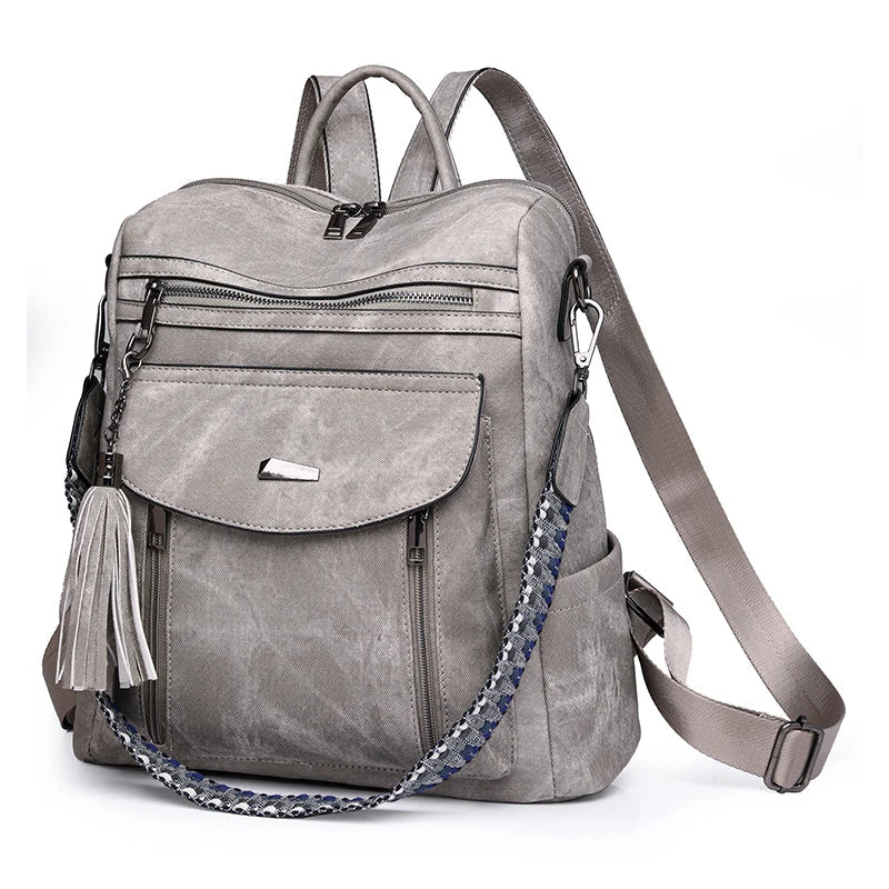 Women's Leather Backpack Bag