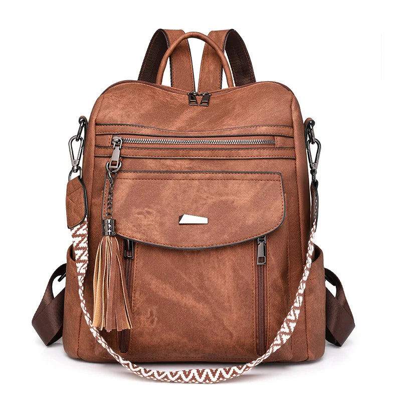 Women's Leather Backpack Bag