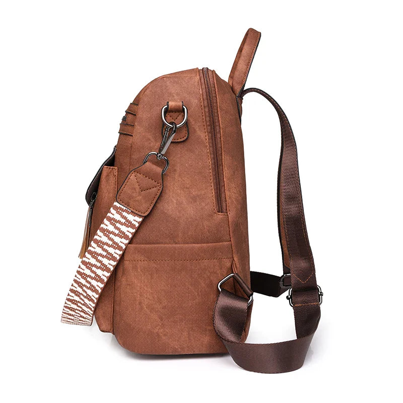 Women's Leather Backpack Bag