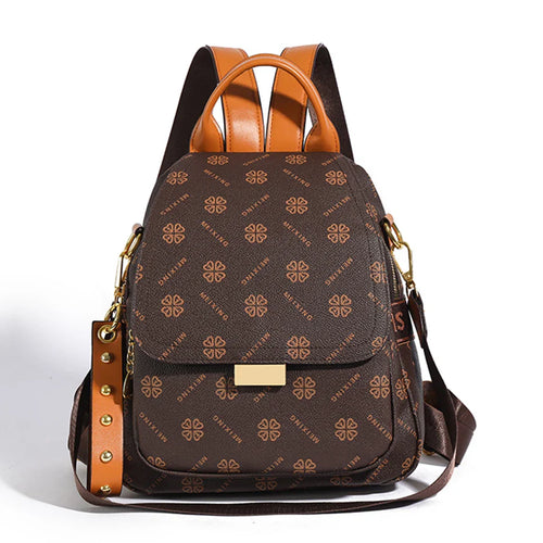 Small Women's Leather Backpack Bag