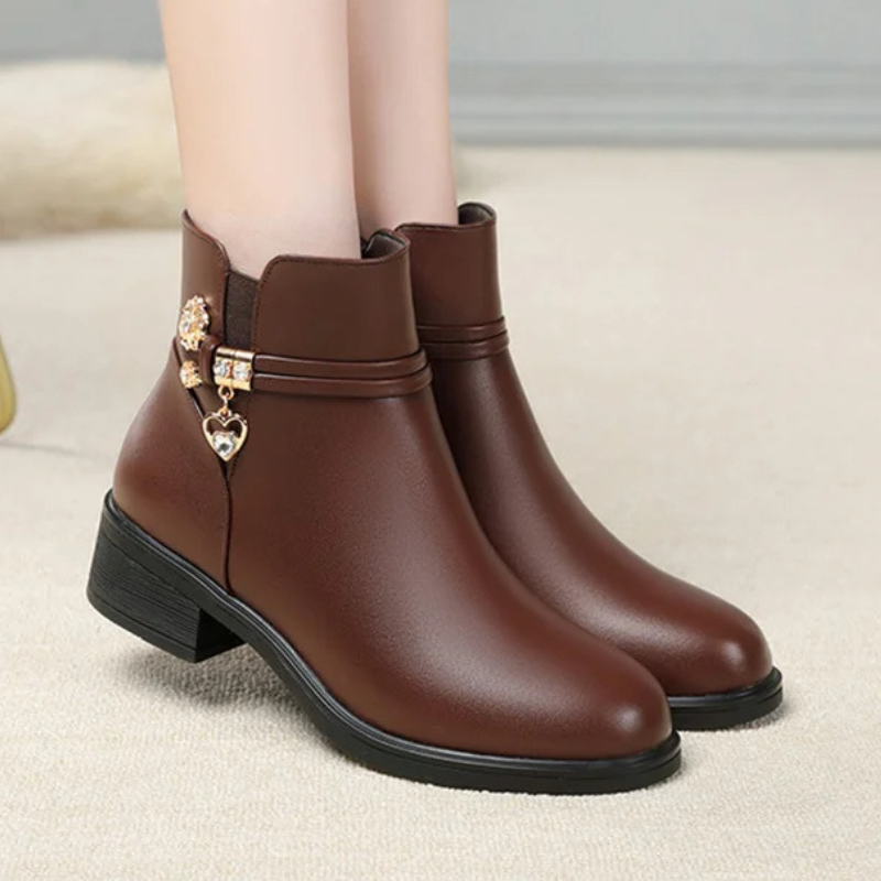 Women's Genuine Leather Short Boot