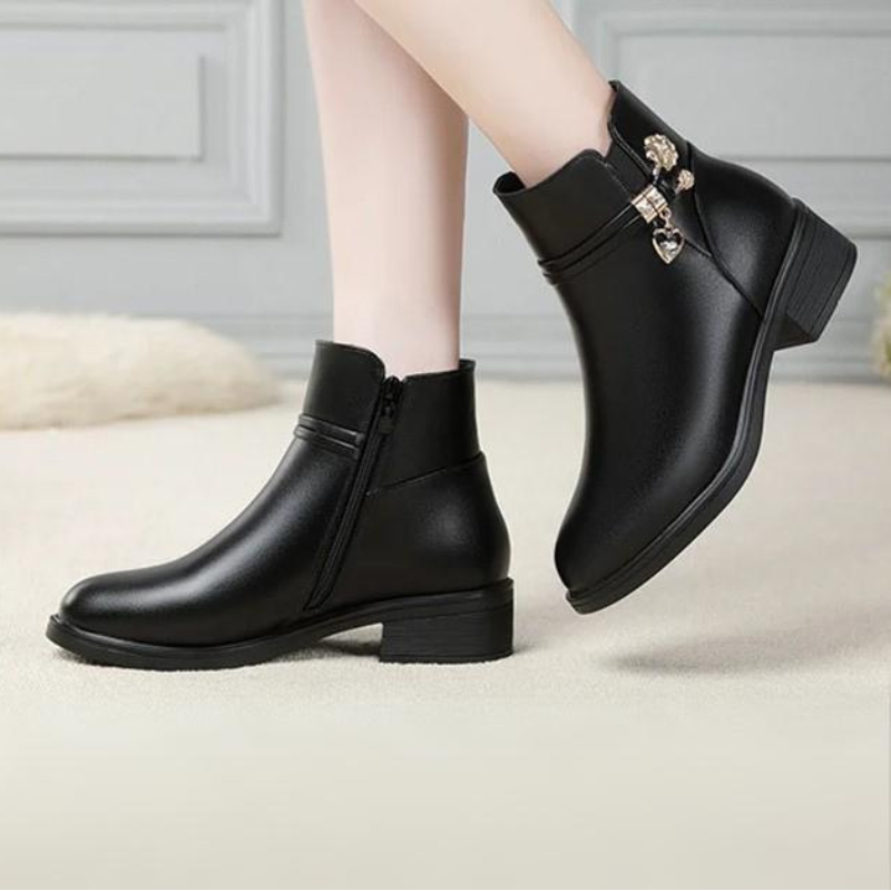 Women's Genuine Leather Short Boot
