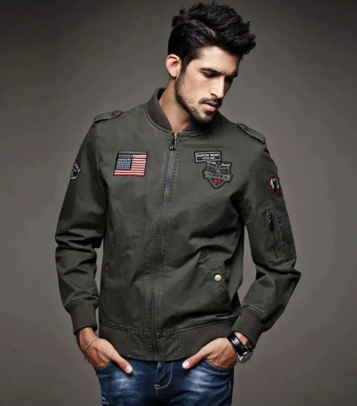 Classic American Men's Military Jacket