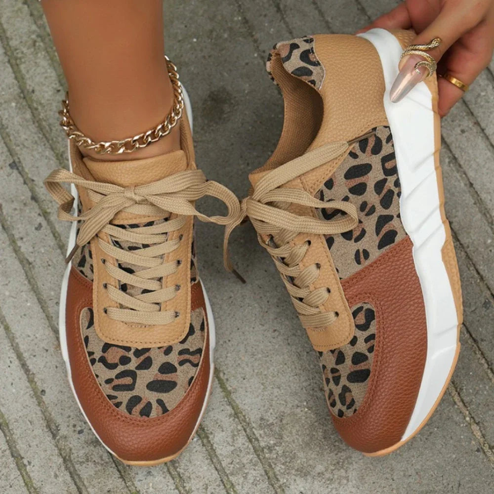 Women's Orthopedic Casual Animal Print Sneakers