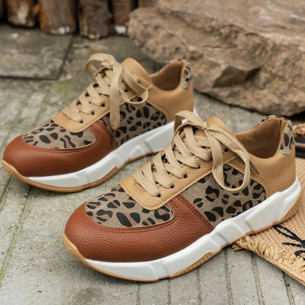 Women's Orthopedic Casual Animal Print Sneakers