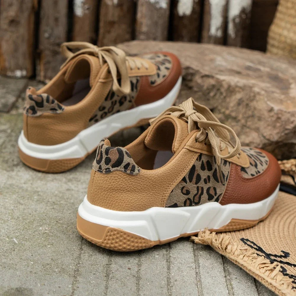 Women's Orthopedic Casual Animal Print Sneakers