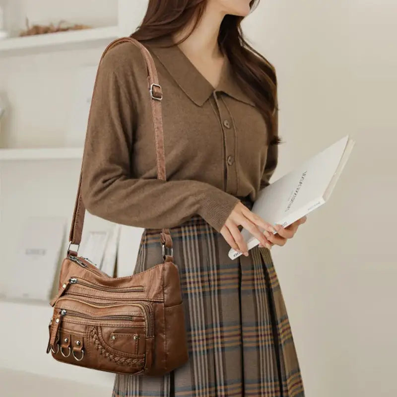 Women's Leather Crossbody Bag