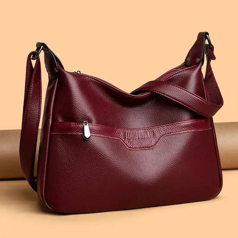 Women's leather crossbody bag