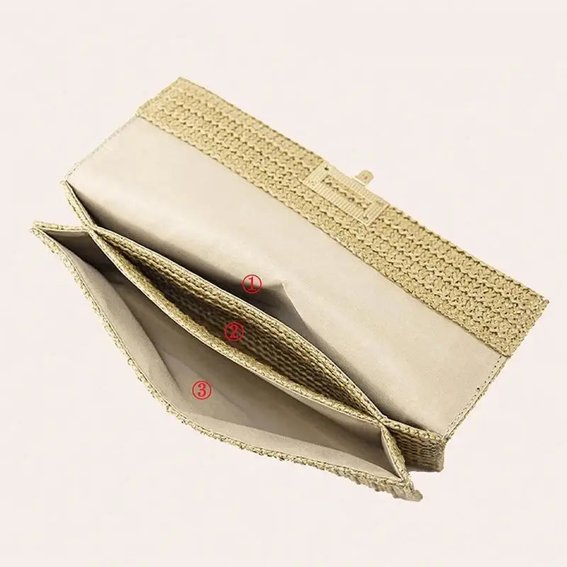 Chic Crossbody Straw Bag
