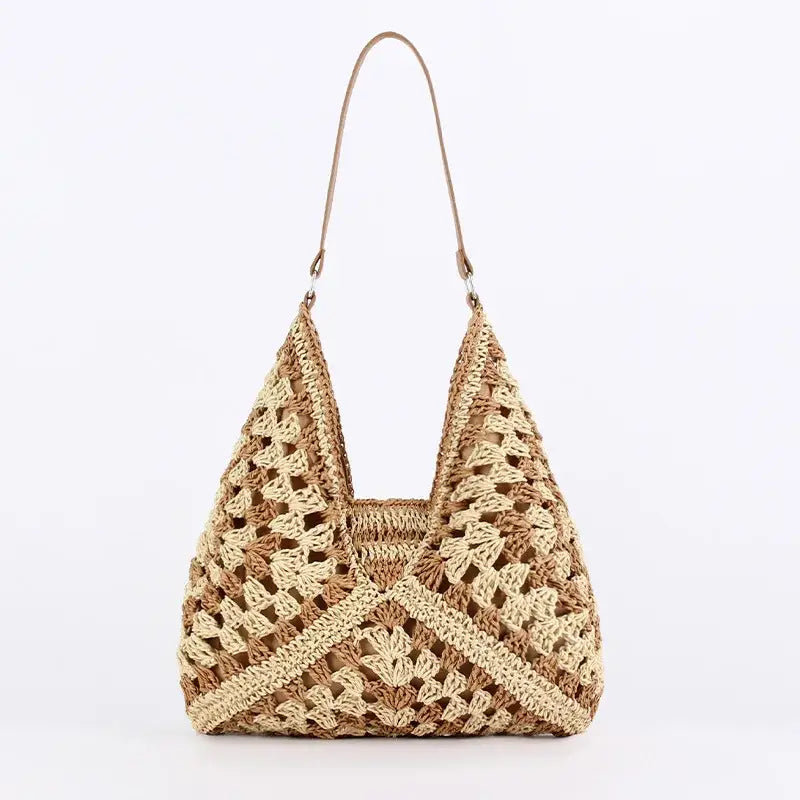 Large Crochet Beach Bag