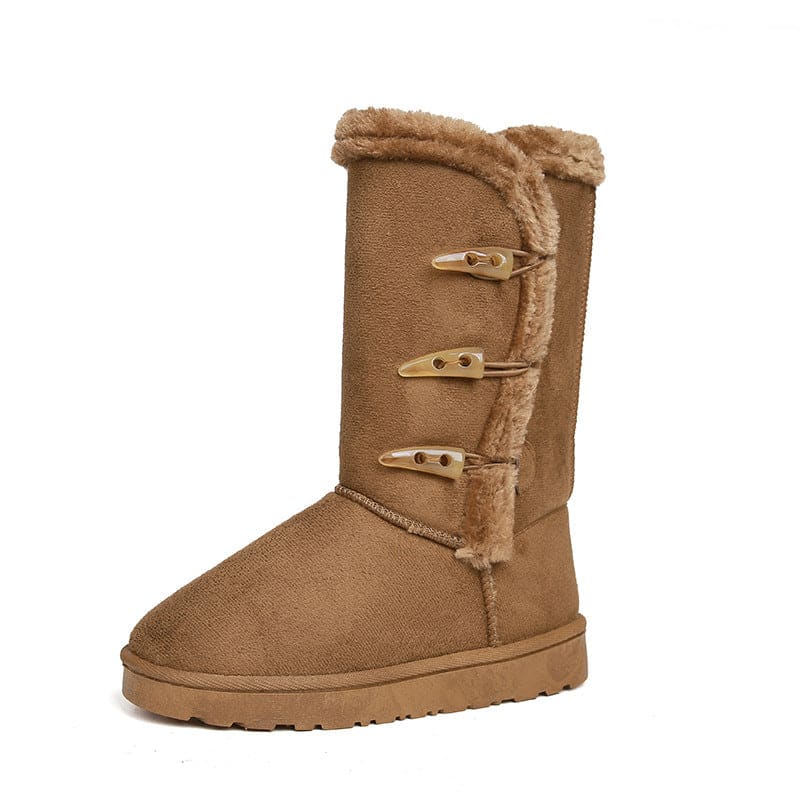 Women's Lined Snow Boots with Long Shaft