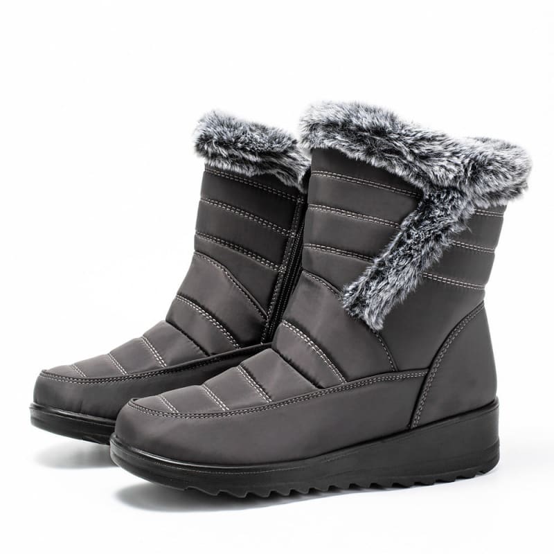 Women's Waterproof Lined Snow Boots