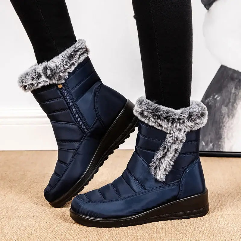 Women's Waterproof Lined Snow Boots