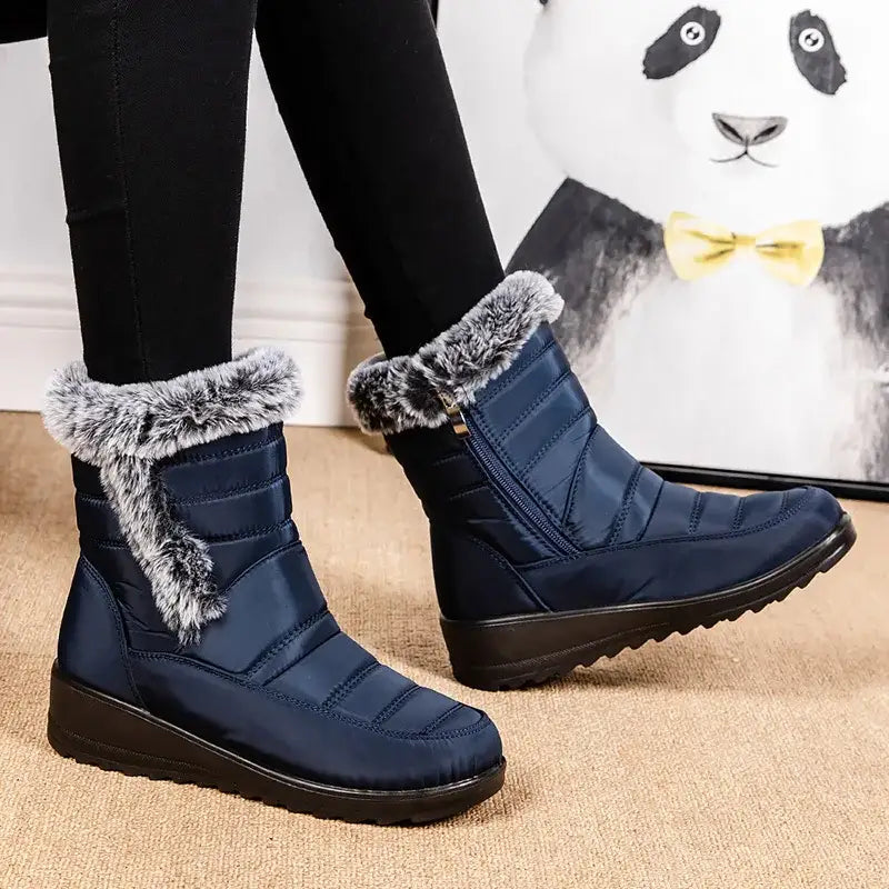 Women's Waterproof Lined Snow Boots