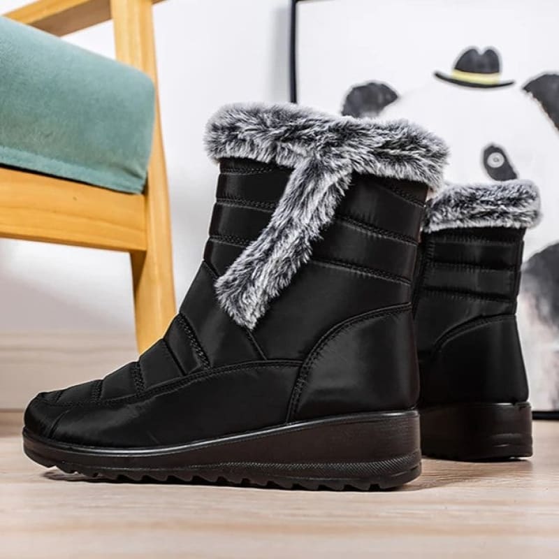 Women's Waterproof Lined Snow Boots