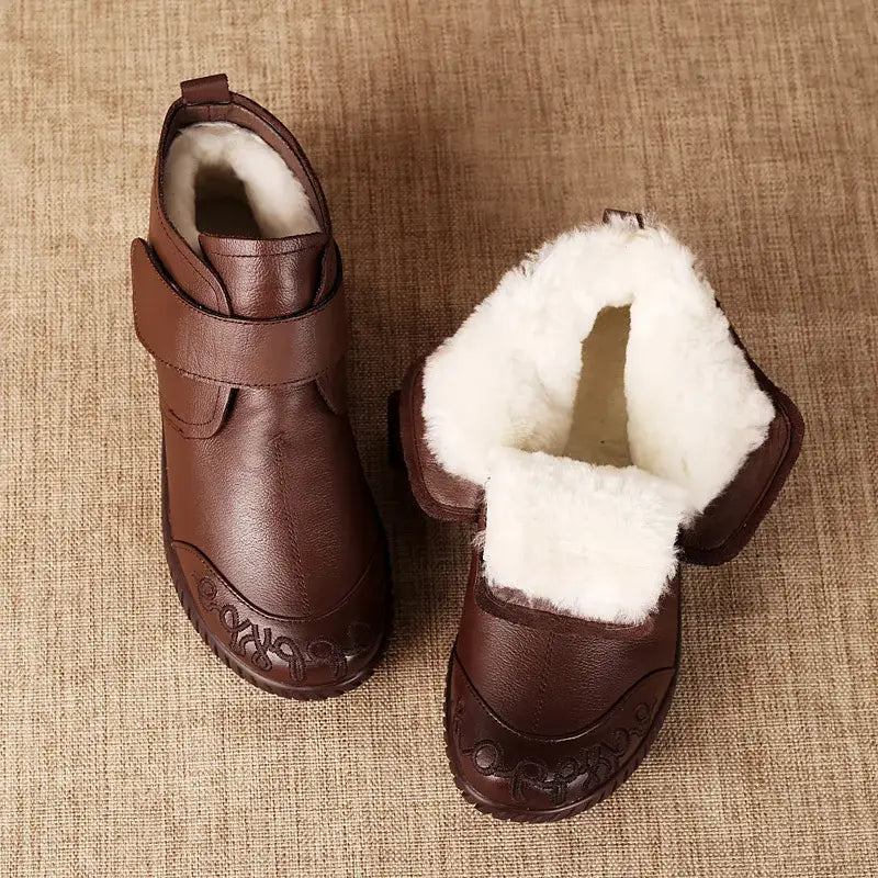 Women's Short Leather Boot