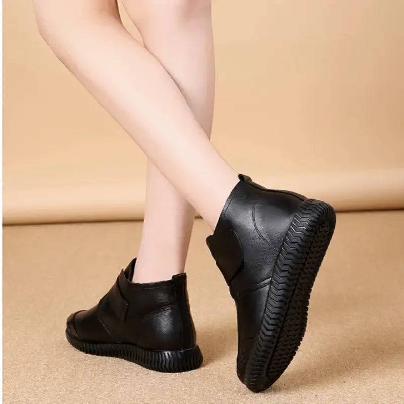 Women's Short Leather Boot