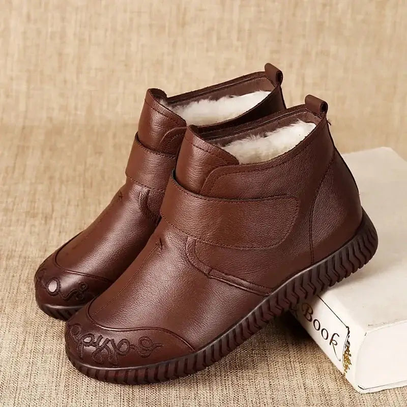 Women's Short Leather Boot