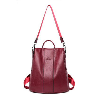 Women's Genuine Leather Backpack Bag