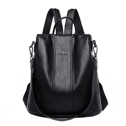 Women's Genuine Leather Backpack Bag