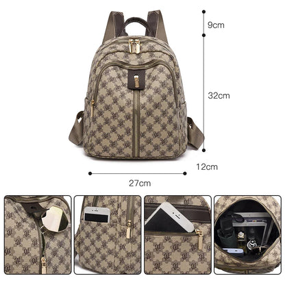 Women's Small Leather Backpack Bag