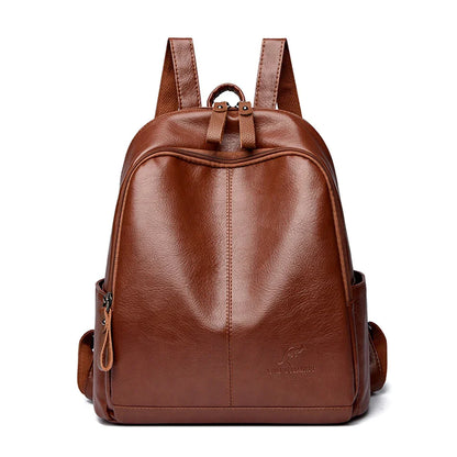 Women's Luxury Leather Backpack Bag