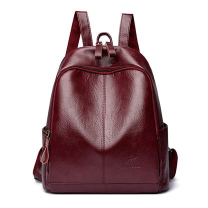 Women's Luxury Leather Backpack Bag