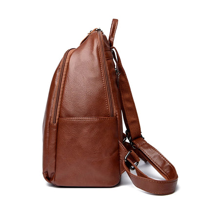 Women's Luxury Leather Backpack Bag