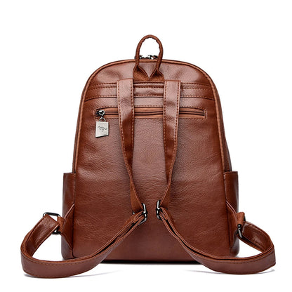 Women's Luxury Leather Backpack Bag