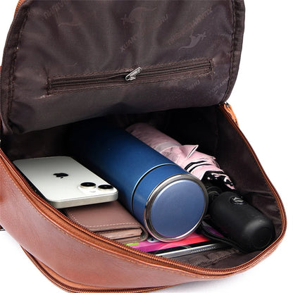 Women's Luxury Leather Backpack Bag