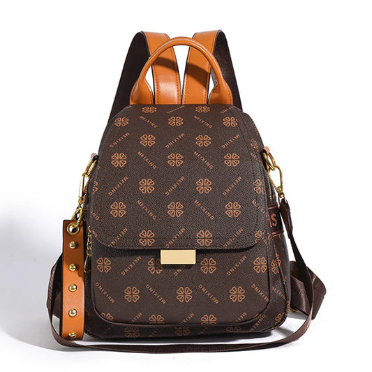 Small Women's Leather Backpack Bag