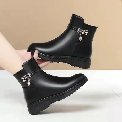 Women's Short Leather Boot