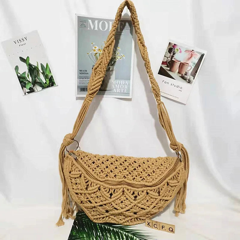 Small Crochet Beach Bag
