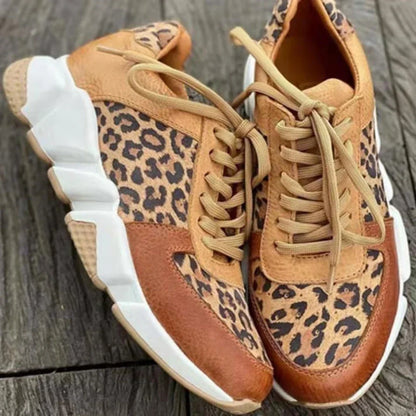 Women's Orthopedic Casual Animal Print Sneakers