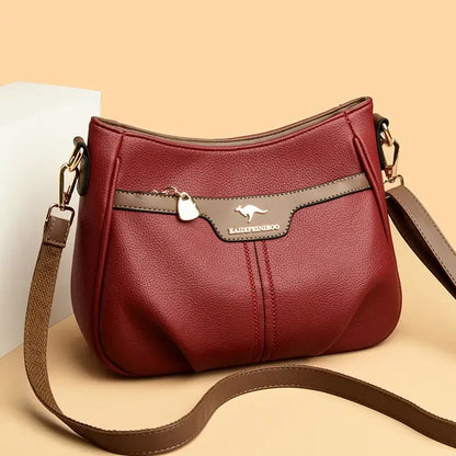 Women's leather crossbody bag