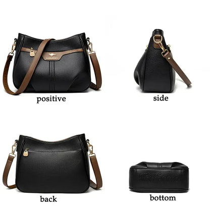 Women's leather crossbody bag