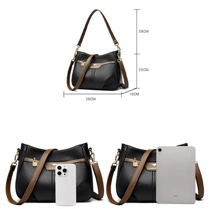 Women's leather crossbody bag