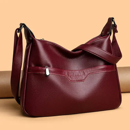 Women's leather crossbody bag