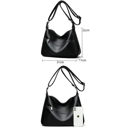 Women's leather crossbody bag