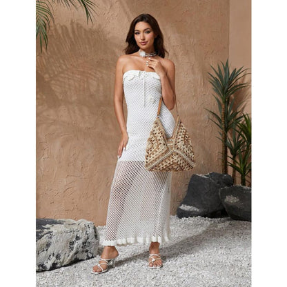 Large Crochet Beach Bag