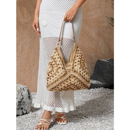 Large Crochet Beach Bag