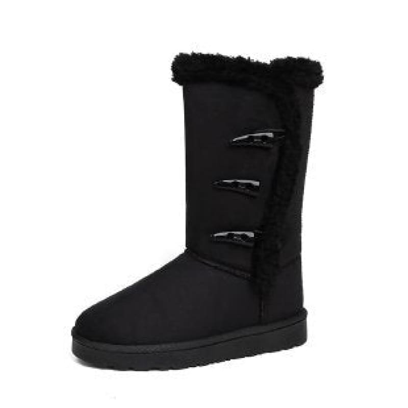 Women's Lined Snow Boots with Long Shaft